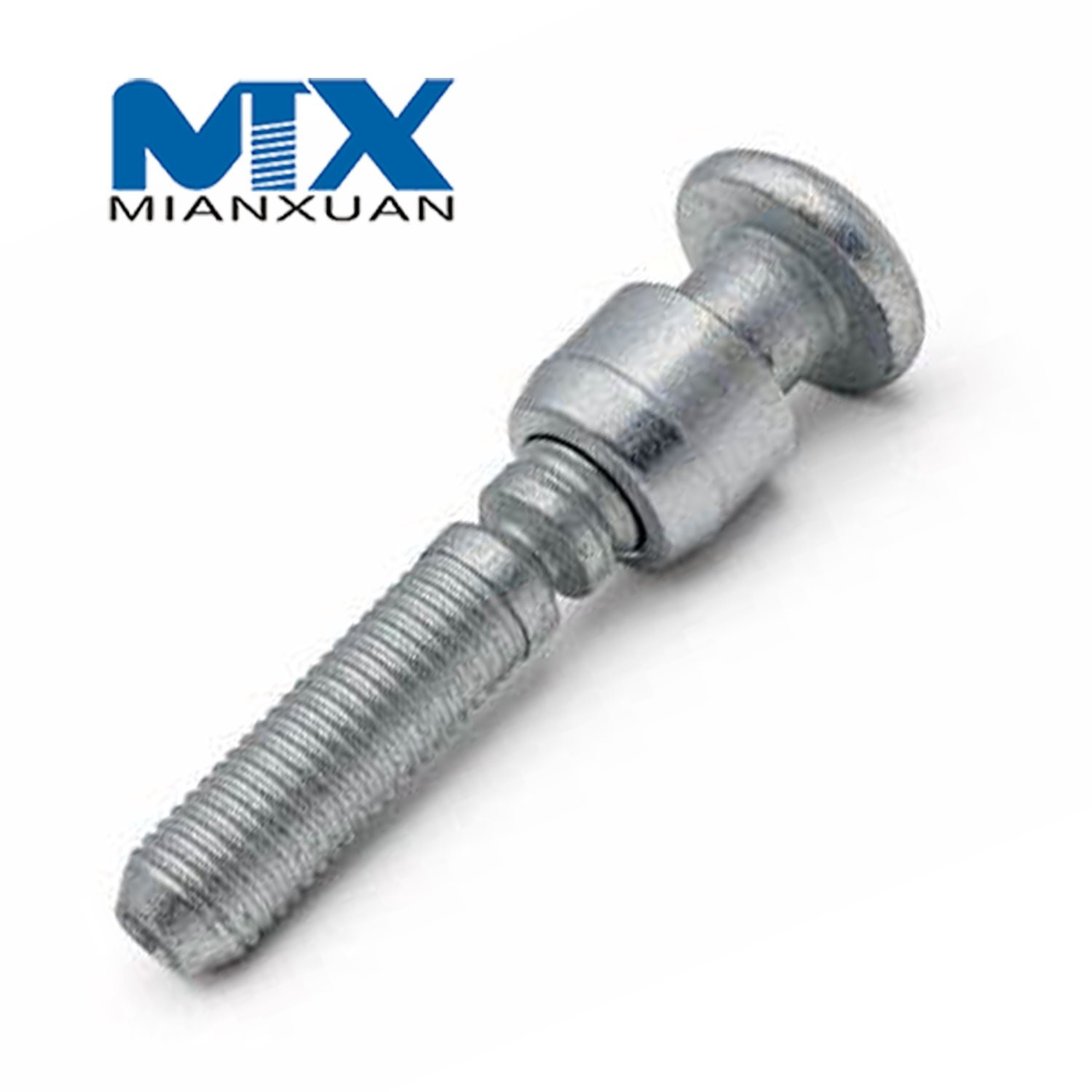 Carbon Steel 4.8 8.8 10.9 12.9 Mild Steel Huck Bolt Lock Bolt Grip Collar M3 M4 M5 M6 M8 HDG Hot DIP Galvanized