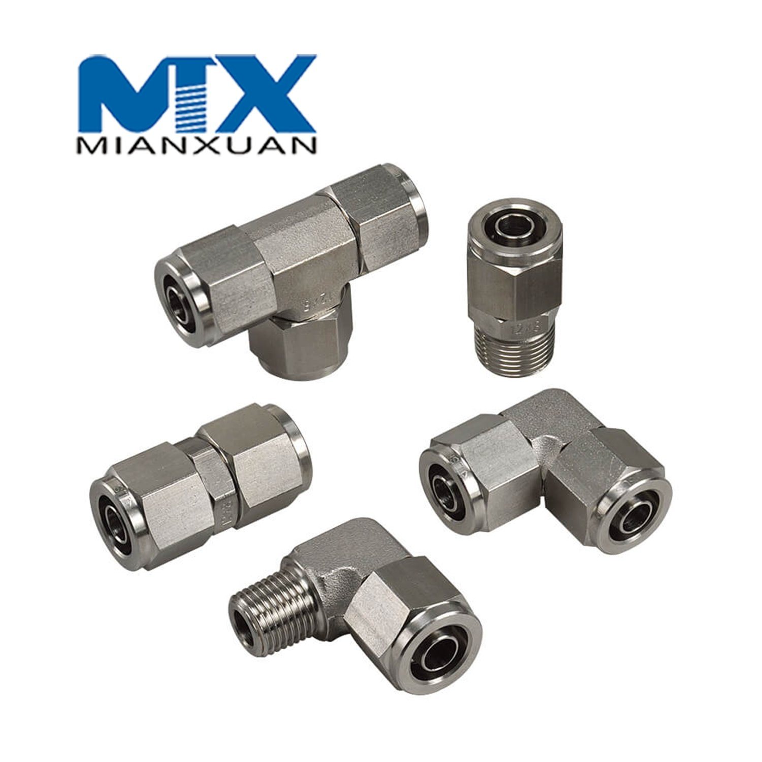 Fastener Stainless Steel 3/4 Bsp Elbow Swivel Hydraulic Metric Connector Coupling Adapter