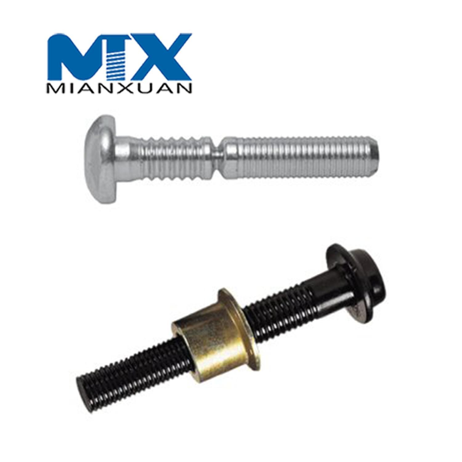 High Quality Carbon Steel Button Head Collared Huck Bolt with Collar