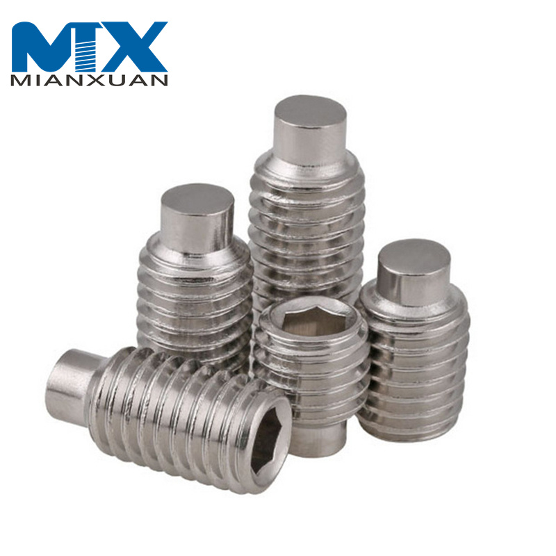 DIN915 Metric Hex Socket Set Screws with Dog Point