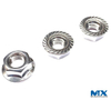 Stainless Steel Hex Nuts with Flange Inch Series