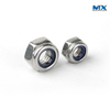 Stainless Steel Hex Thick Nuts with Nylon Insert