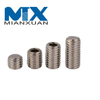 Headless Thread Hexagon Socket Stainless Steel DIN914 Cone-Point Set Screws