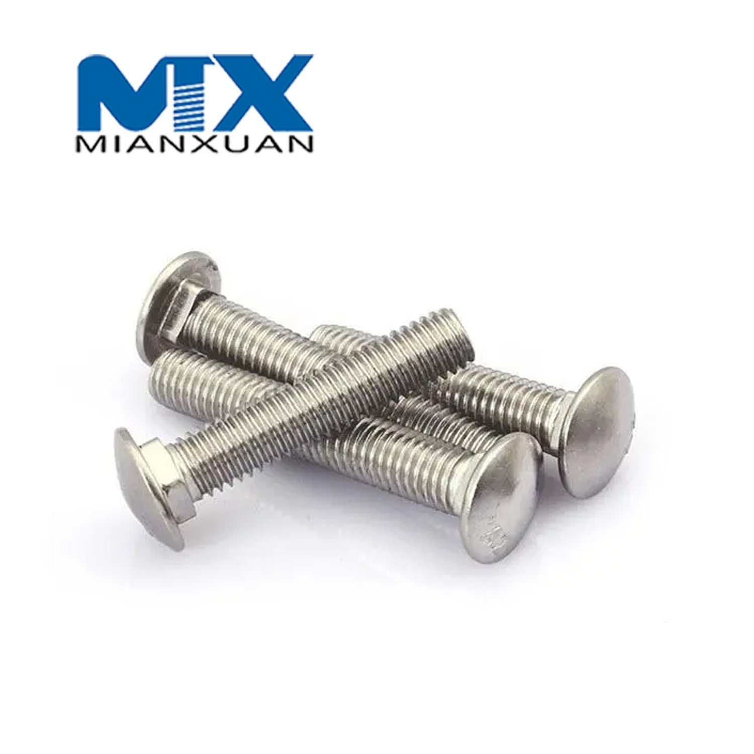 Heavy Duty GB12 Stainless Steel Carriage Bolt for Automotive Applications