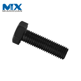 Grade 8.8 10.9 12.9 High Tensile Black Oxide Hex Head Bolts DIN 931 DIN 933 Bolt