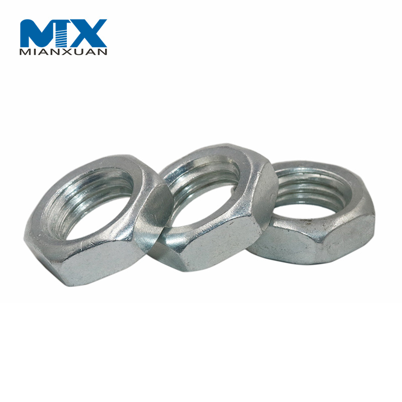 DIN439 ISO4035 Stainless Steel Chamfered Hexagon Thin Nuts M3 M4 M5 M6 M8 SS304 Stainless Steel Hexagonal Nut