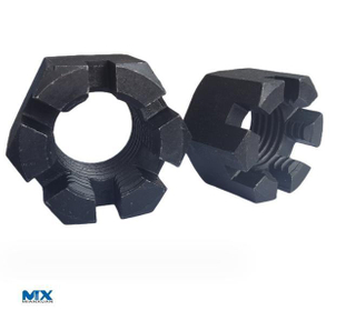Hex Slotted Heavy Nuts Inch Series