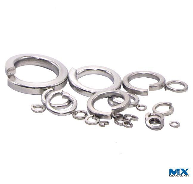 Spring Lock Washers with Square Ends for Cheese Head Screws
