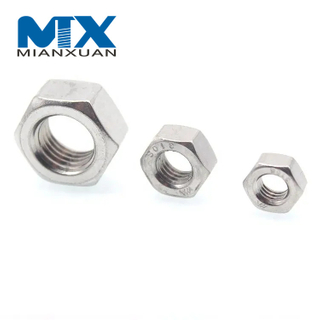 DIN934 Stainless Steel SS304 SS316 Hex Nut