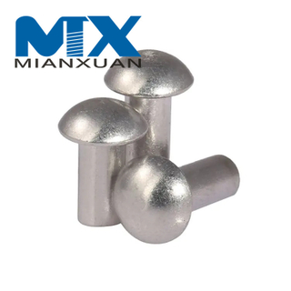 Aluminum Round Head Solid Rivet DIN660