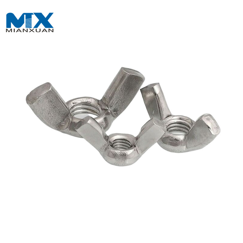 Factory Price 304 Stainless Steel Hand Butterfly Wing Nuts