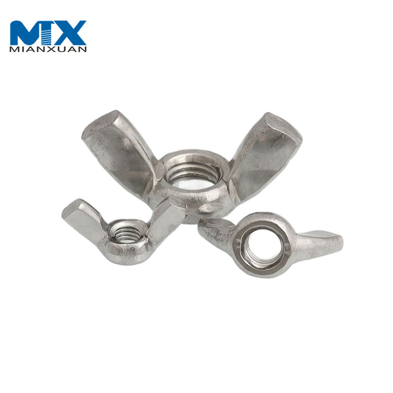 Factory Price 304 Stainless Steel Hand Butterfly Wing Nuts