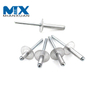 Color Aluminum Flat Head Open Type Blind Rivet DIN7337