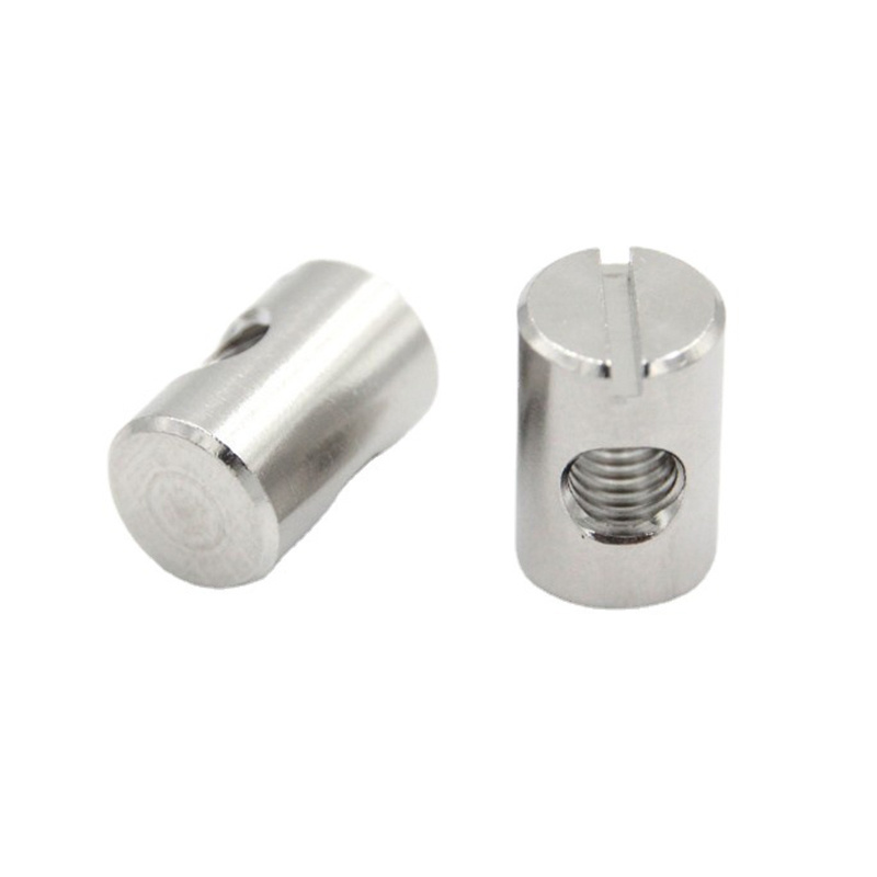 Stainless Steel Cross Hole Nut Cylindrical Pin Irregular Cylindrical Nut