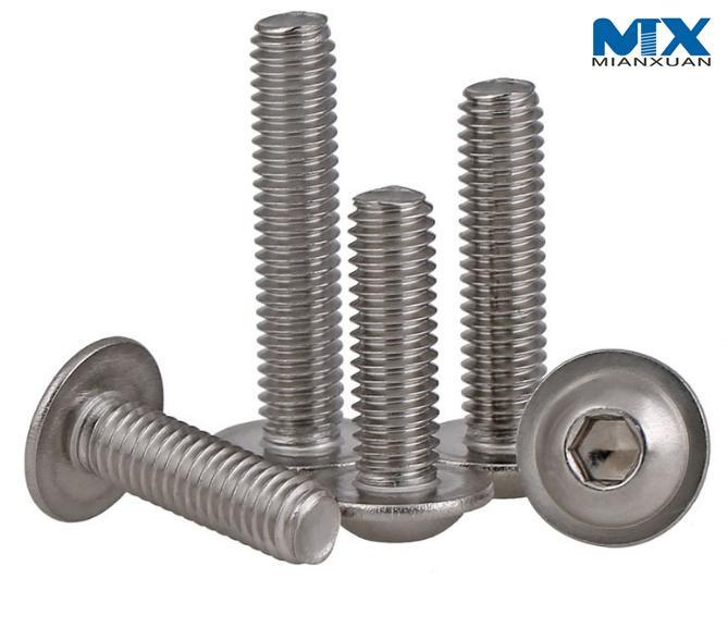 Stainless Steel Hexagon Socket Button Head Screws with Collar