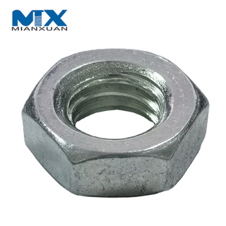 DIN936 Hex Nut Carbon Steel Standard Manufacturer Black Zinc