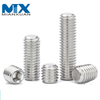 High Strength Black Headless Thread Hexagon Socket Grub Screws Set Flat Point Screws DIN913 Black Hex Socket Set Screw