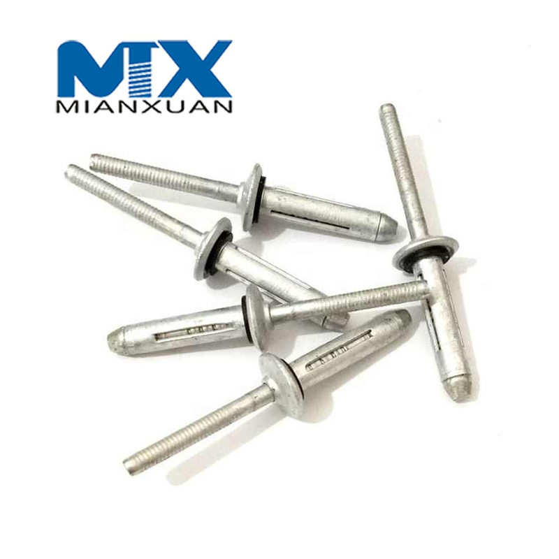 Aluminum Bulb-Tite Trifold Rivets for Waterproofing