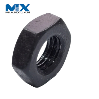 DIN439 Hex Nut Carbon Steel Standard Manufacturer Black Zinc