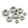 Stainless Steel Hex Thin Nuts with Chamfer on Two Faces