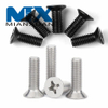DIN965 Phil Flat Head Machine Bolt Screw