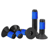 Screws or Bolts with Nyloc Blue