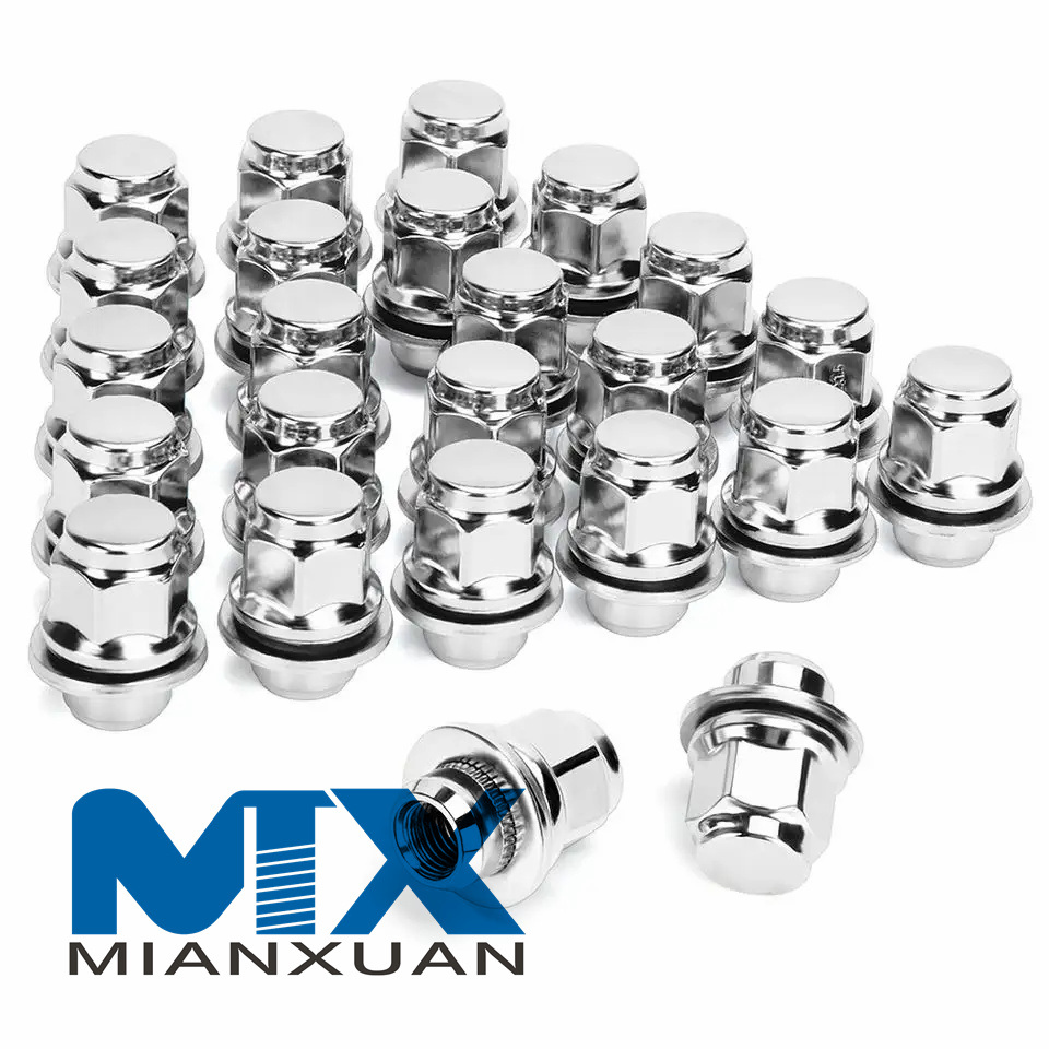 Vehicle Usage Flat Seat Lug Nuts Stainless Steel