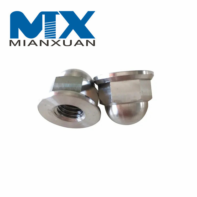Hot Sell Titanium CNC Parts Hex Domed Nut