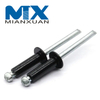 Button Nail Open Type Steel Mandrel Aluminum Pop Blind Rivet