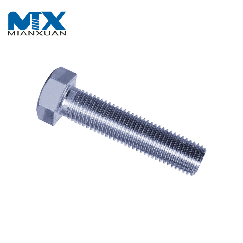 M10*20mm High Quantity Stainless Steel 304 Hexagon Head Bolts Full Thread DIN933