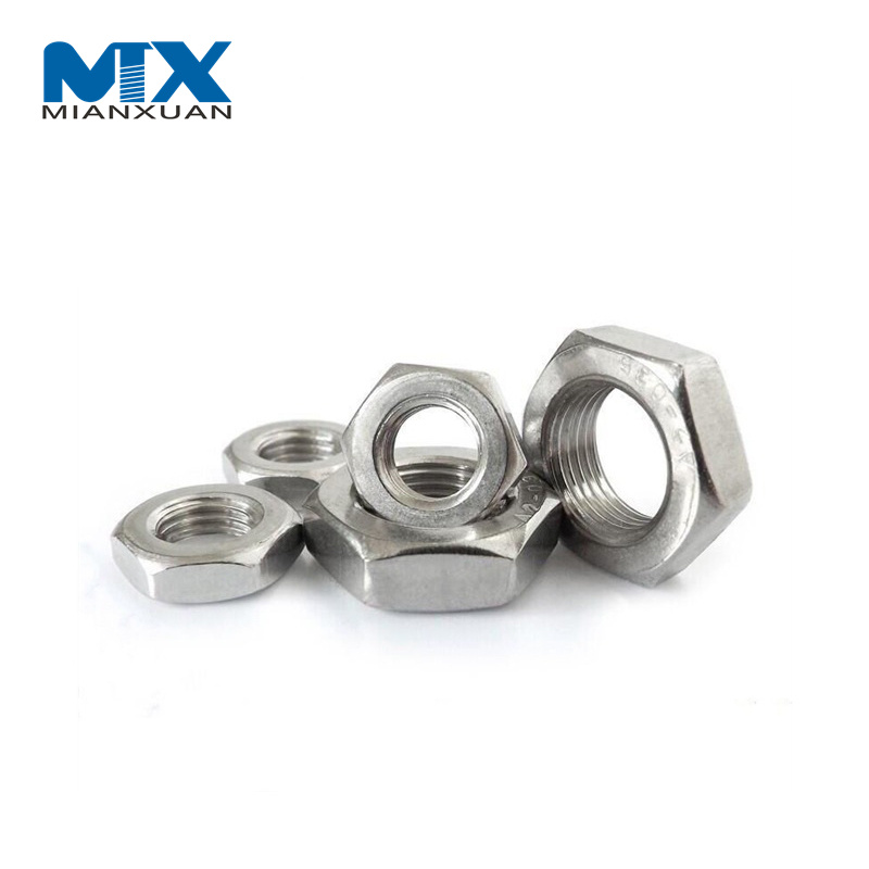 Nuts DIN439 Hex Thin Stainless Steel 304 M22 Hex Thin Nut