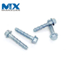 Hex Flange Head Galvanized Concrete Masonry Screw Concrete Masonry Screw Anchor
