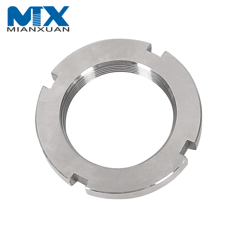 Stainless Steel Slotted Bearing Lock Nut DIN981