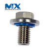 High Tensile Strength Black Hexagon Socket Male Screw Oil Drain Plug