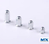 Stainless Steel Hex Flange Nuts with Welded Dome Head