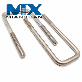 High Strength Hardness Stainless Steel M8 Square U Bolt