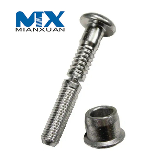 High Quality Carbon Steel Button Head Collared Huck Bolt with Collar