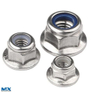Carbon Steel Hexagon Nuts with Flange and with Non-Metallic Insert