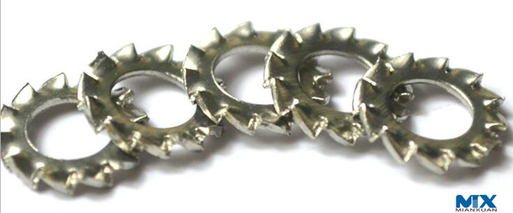 Steel Serrated Lock Washers with External Teeth