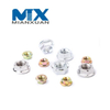 Hexagonal Flange Nuts Steel Black Yellow Zinc Plated Hexagonal