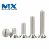 DIN963 Stainless Steel 304 316 Slotted Raised Countersunk Head Machine Screw with One Slot