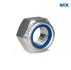 Stainless Steel Hex Thick Nuts with Nylon Insert