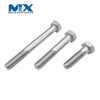 DIN931 Hex Head Bolt Carbon Steel Standard Manufacturer Black Zinc Plain