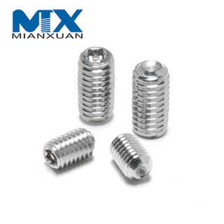 DIN916 Screw Set Bolt Stainless Steel Standard Manufacturer A2 A4 18-8