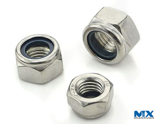 DIN Standard Type Hex Nuts with Non-Metallic Insert