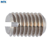 Slotted Set Screws with Cup Piont