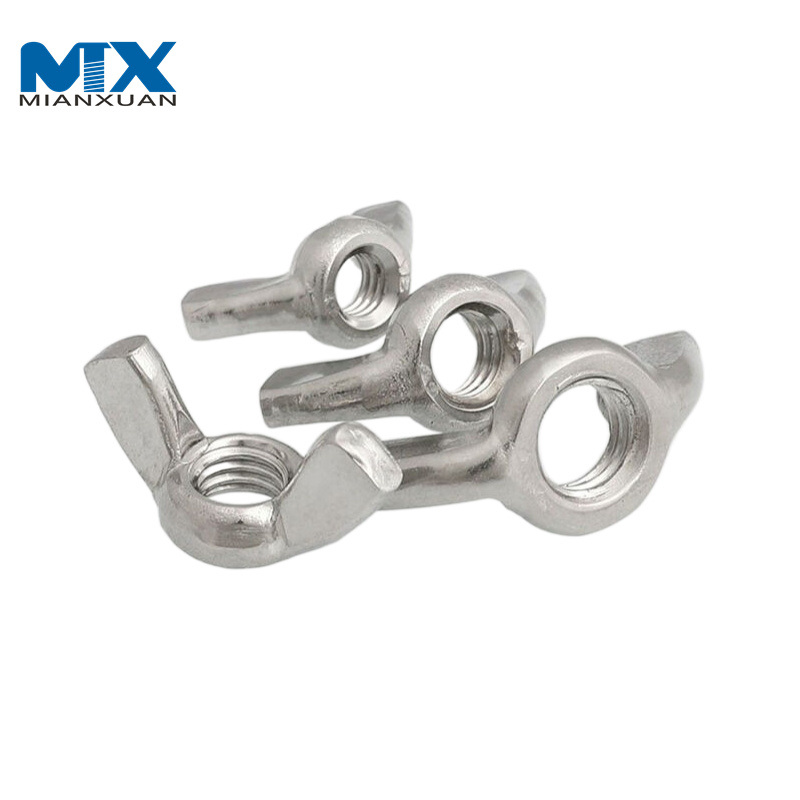 Factory Price 304 Stainless Steel Hand Butterfly Wing Nuts