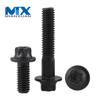 Hot Selling Grade 12.9 Hexalobular Head Large Torx Flange Bolt DIN34801