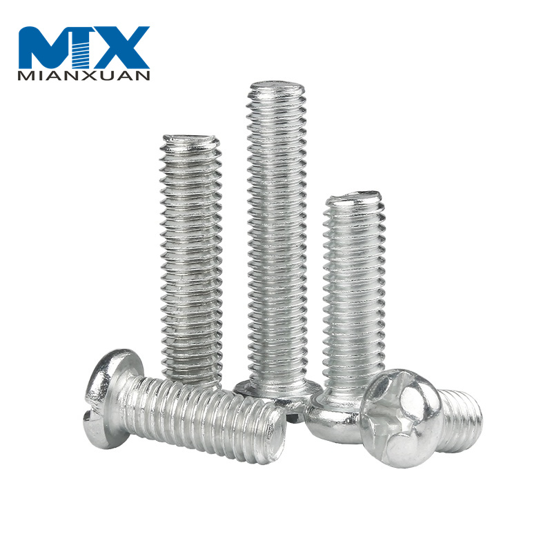 DIN7985 Cross Recessed Pan Head Screws Round Head Tapping Screws