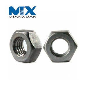Carbon Steel 4 8 6 10 12 Mild Steel Hex Nut DIN934 Hexagon Nut M10 M12 M14 M16 M20 Zinc Black Plain Galvanize